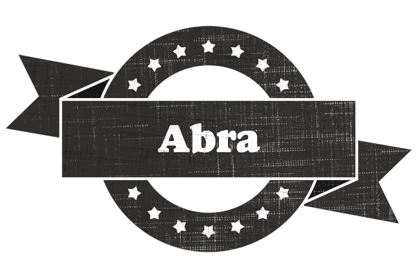 Abra grunge logo