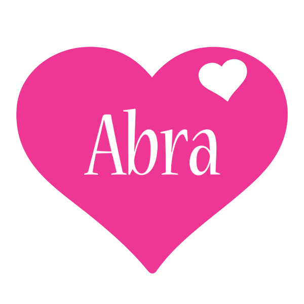 Abra love-heart logo