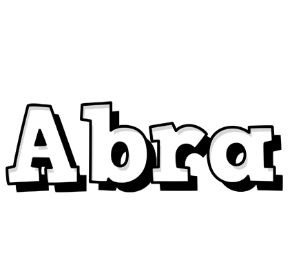 Abra snowing logo