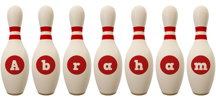 Abraham bowling-pin logo