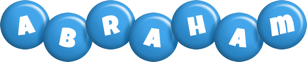 Abraham candy-blue logo