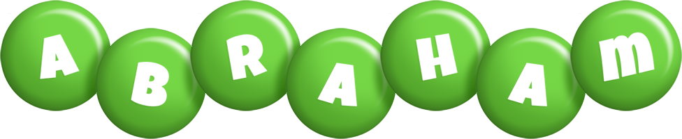 Abraham candy-green logo