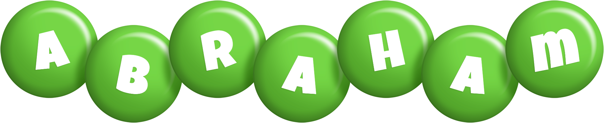 Abraham candy-green logo
