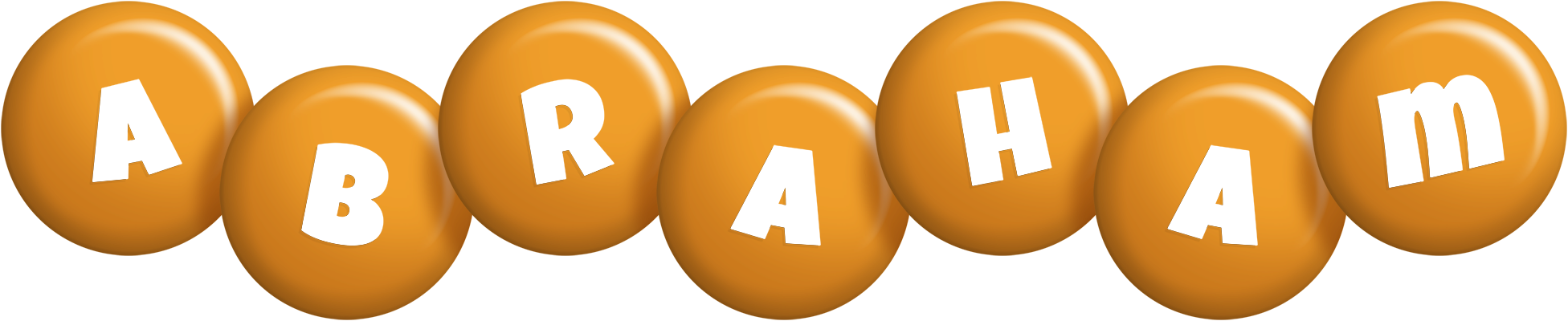 Abraham candy-orange logo