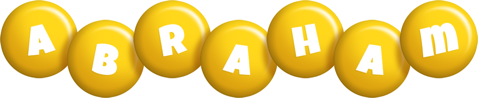 Abraham candy-yellow logo