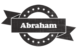 Abraham grunge logo