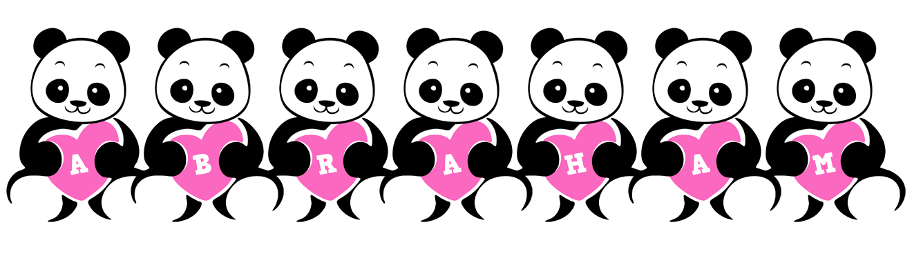 Abraham love-panda logo