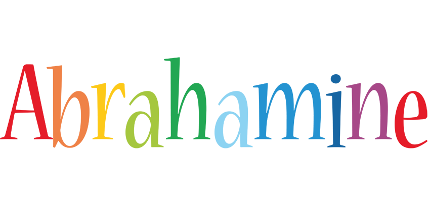 Abrahamine birthday logo
