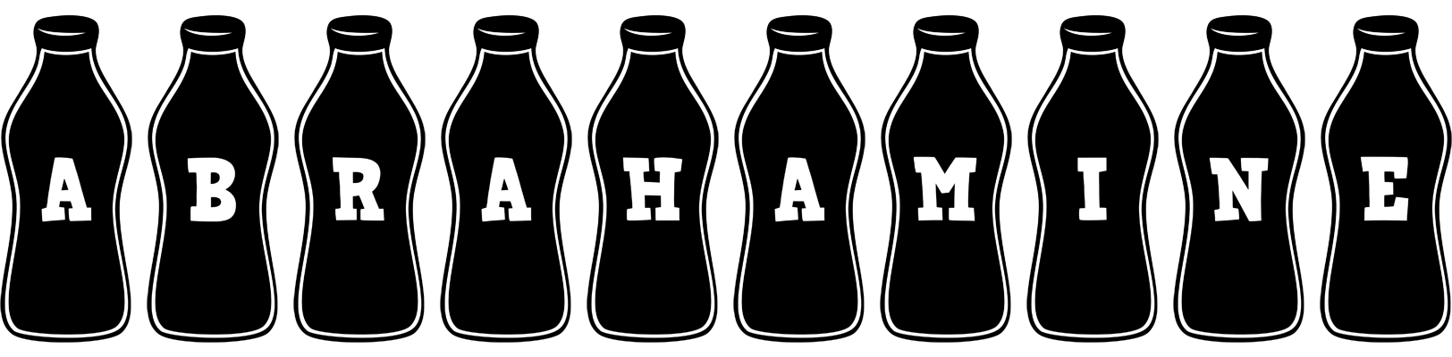 Abrahamine bottle logo