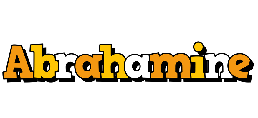 Abrahamine cartoon logo