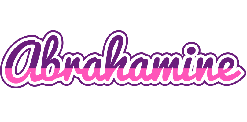 Abrahamine cheerful logo