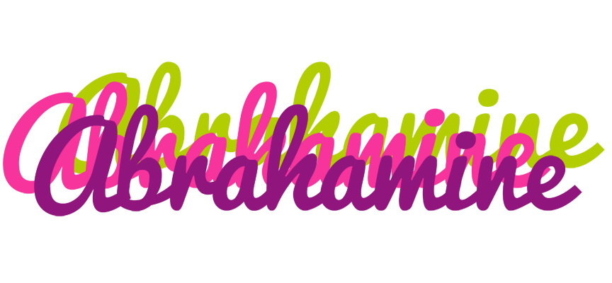 Abrahamine flowers logo
