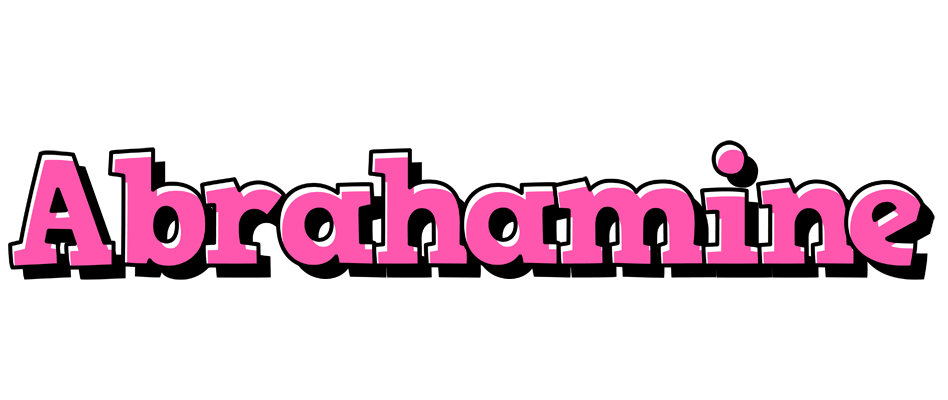 Abrahamine girlish logo