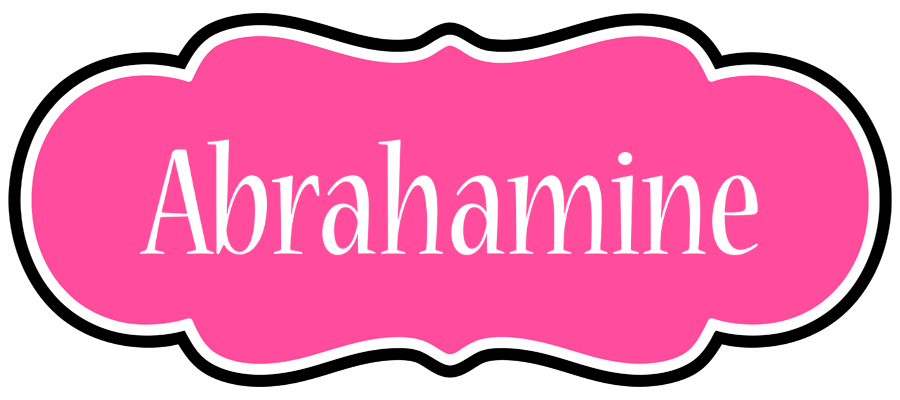 Abrahamine invitation logo