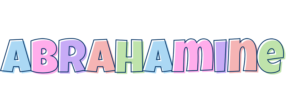 Abrahamine pastel logo