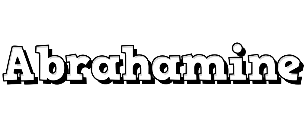 Abrahamine snowing logo