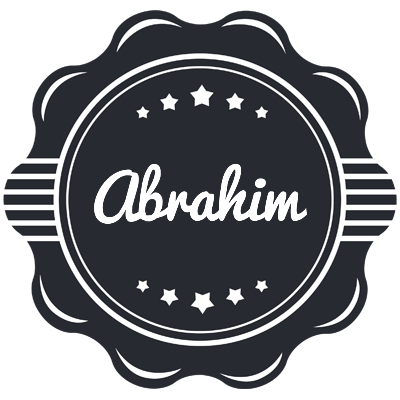 Abrahim badge logo