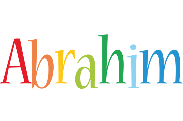 Abrahim birthday logo