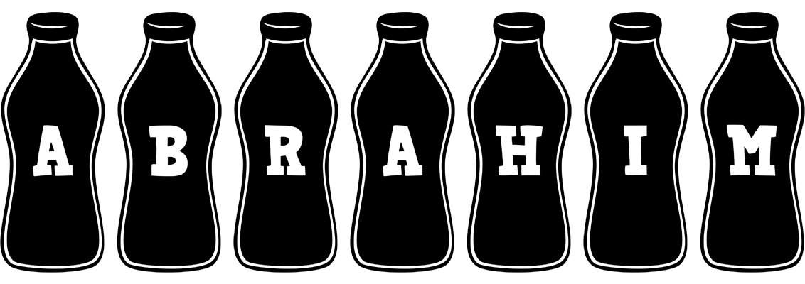 Abrahim bottle logo