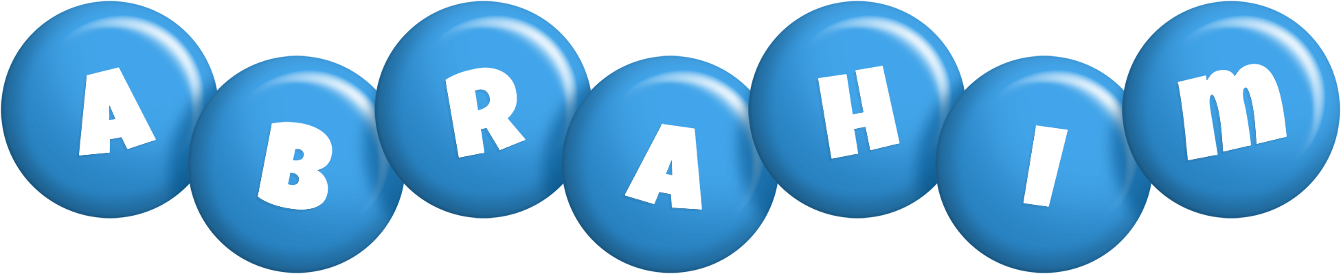 Abrahim candy-blue logo