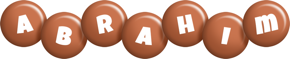 Abrahim candy-brown logo