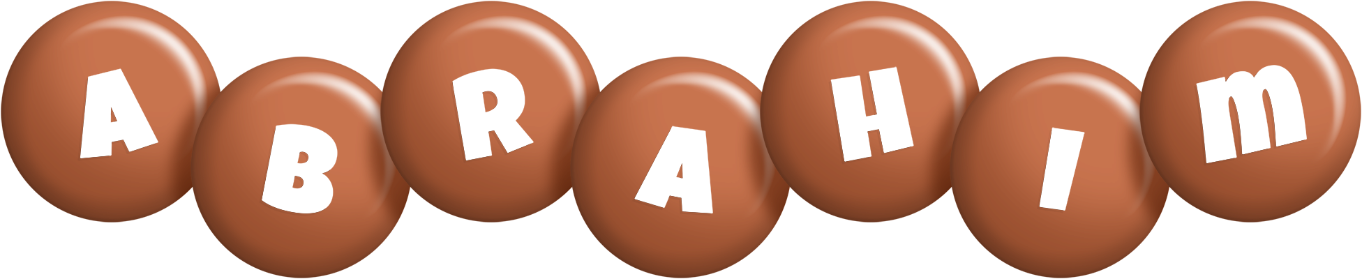 Abrahim candy-brown logo