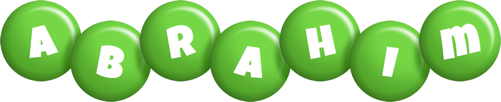 Abrahim candy-green logo