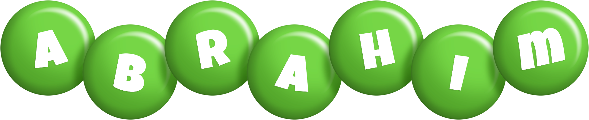 Abrahim candy-green logo