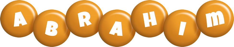 Abrahim candy-orange logo