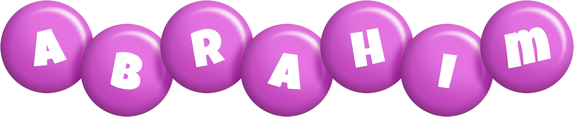 Abrahim candy-purple logo