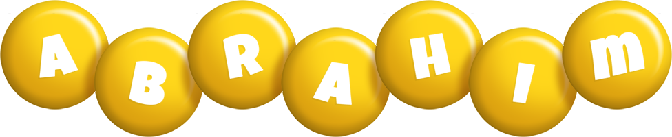 Abrahim candy-yellow logo