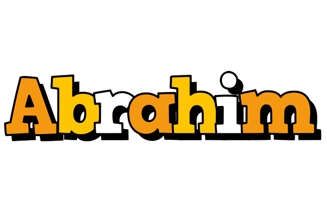 Abrahim cartoon logo