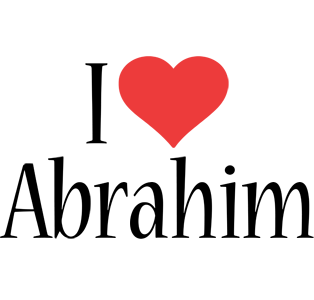 Abrahim i-love logo