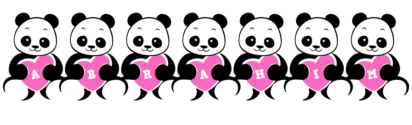 Abrahim love-panda logo