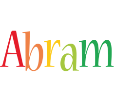 Abram birthday logo