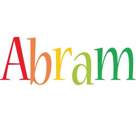 Abram birthday logo