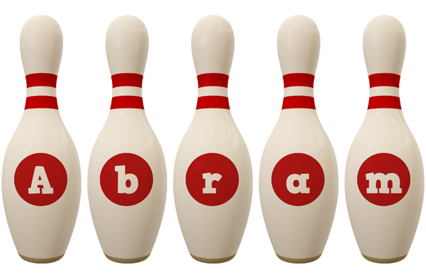 Abram bowling-pin logo