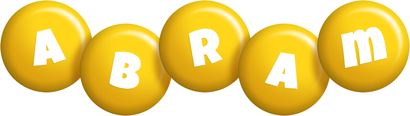 Abram candy-yellow logo