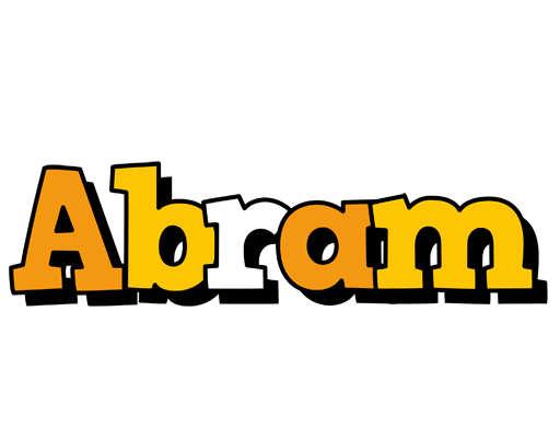 Abram cartoon logo