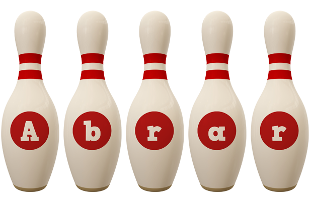 Abrar bowling-pin logo