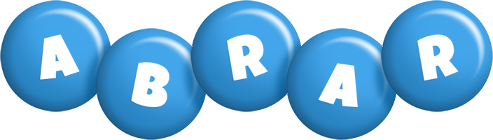 Abrar candy-blue logo