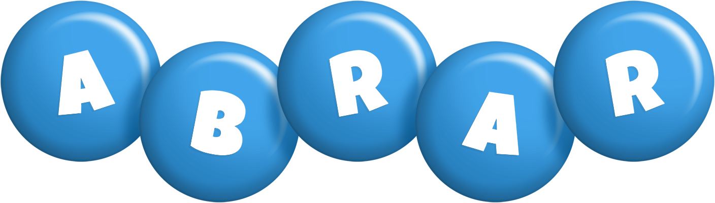 Abrar candy-blue logo