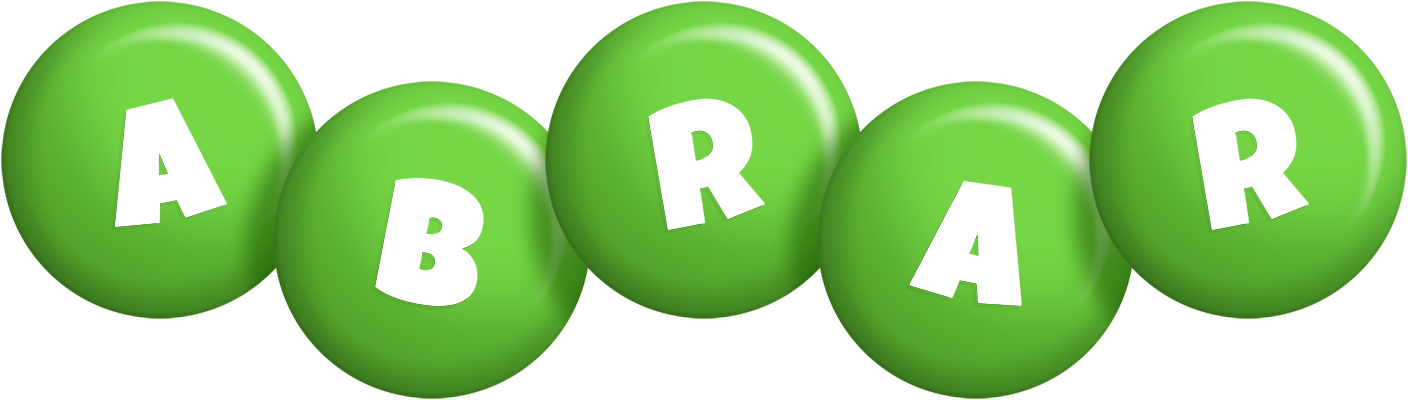 Abrar candy-green logo