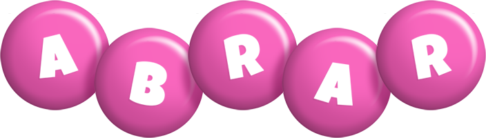 Abrar candy-pink logo
