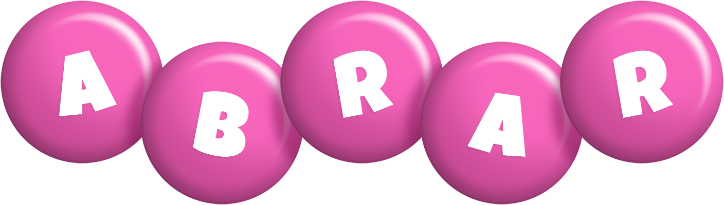 Abrar candy-pink logo