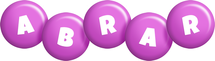 Abrar candy-purple logo