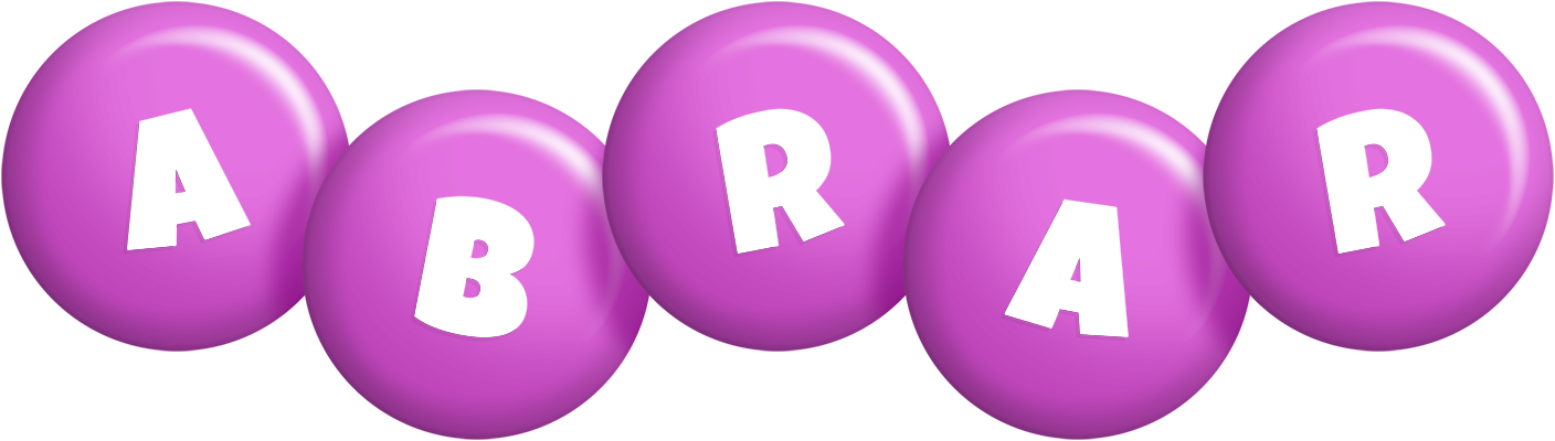 Abrar candy-purple logo