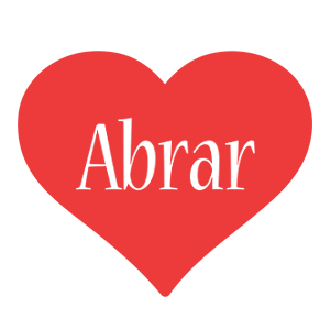 Abrar love logo