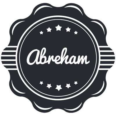 Abreham badge logo