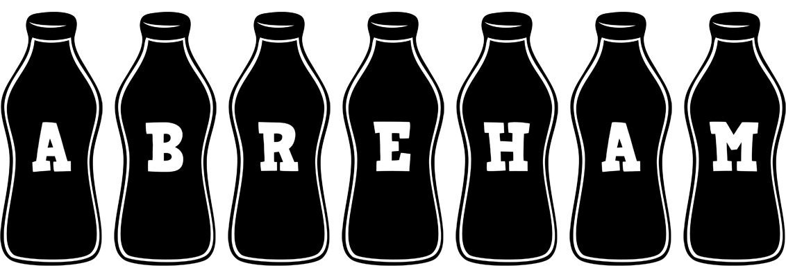 Abreham bottle logo